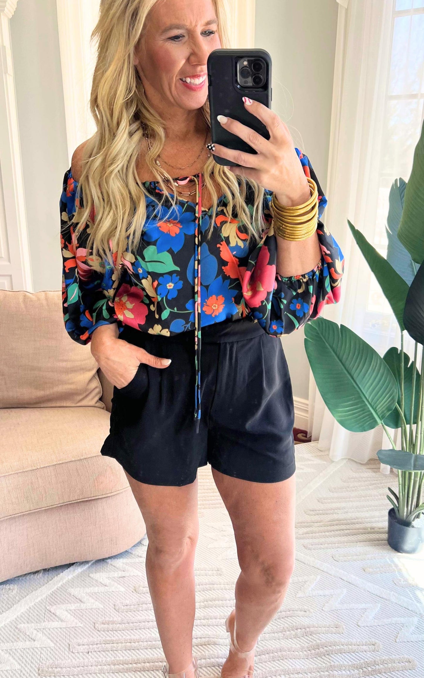 Be Bold Floral Off the Shoulder Top | FINAL SALE