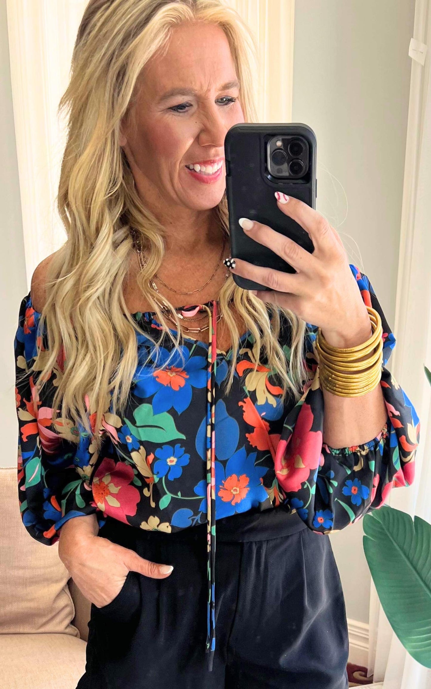 Be Bold Floral Off the Shoulder Top | FINAL SALE