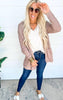 Loose Fit Open Front Cardigan