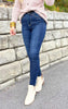 High Waist w/ Phone Yoke Seam Skinny Denim Jeans - Judy Blue - Final Sale