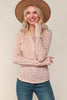 Delicate Floral Knit Top (3 COLORS) | HAPTICS *NASHVILLE LIVE PREORDER