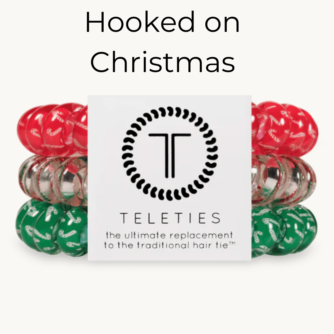 Holiday Large Coil Hair Ties (Set of 3) | Teleties **PINK FRIDAY PREORDER