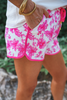 PREORDER-Regal Blossoms Everyday Shorts, Pink | JESS LEA *30A JANUARY PREORDER