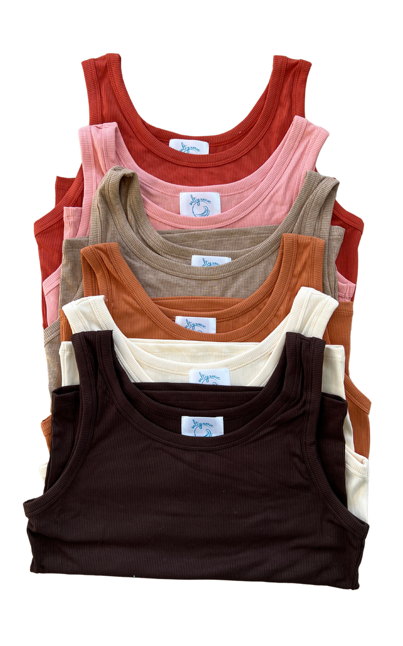SALTY WAVE Hold Tight Tanks  - Southwestern Colors