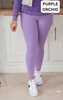 MONO B. Nylon-Blend Essential Solid Leggings - Final Sale