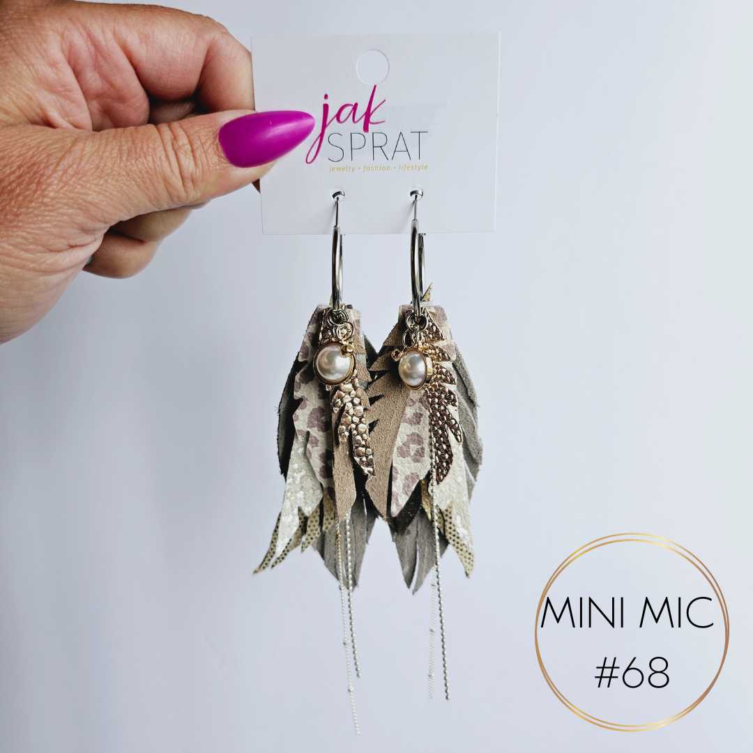 Mini Mics Earrings | Jak Sprat