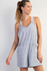 A Summer Favorite Lycra Sleeveless Romper - Final Sale