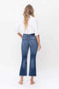 The Selena High Rise Crop Flare Denim Jean | Flying Monkey by Vervet