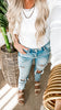 The Holy Grail Boyfriend Distressed Denim Jean | Mica Collab w/ Bad Habit*