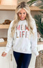 MOM LIFE Graphic Crewneck Sweatshirt