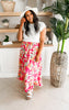 Tropical Floral Maxi Skirt - Final Sale