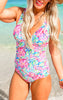 Tropical Flower One Piece Swimsuit by Salty Wave*