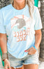 Sky Blue BEACH BUM Graphic T-shirt - Final Sale