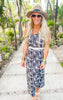 The Bella Everyday Black Palm Maxi Dress by Salty Wave