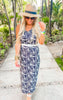 The Bella Everyday Black Palm Maxi Dress by Salty Wave