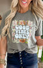 Olive GOOD VIBES ONLY Graphic T-shirt