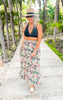 Black Floral Maxi Skirt