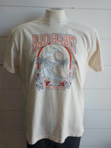 Cream Bad Habit Garment Dyed Graphic T-shirt