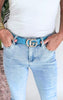 Azure GO Buckle Belt