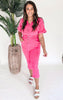 Feel the Confidence Short Sleeve Solid Knit Jumpsuit - Final Sale