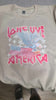 Long Live America Graphic Crewneck Sweatshirt