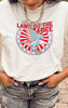 Land of the Free Garment Dyed Graphic T-shirt**- Final Sale