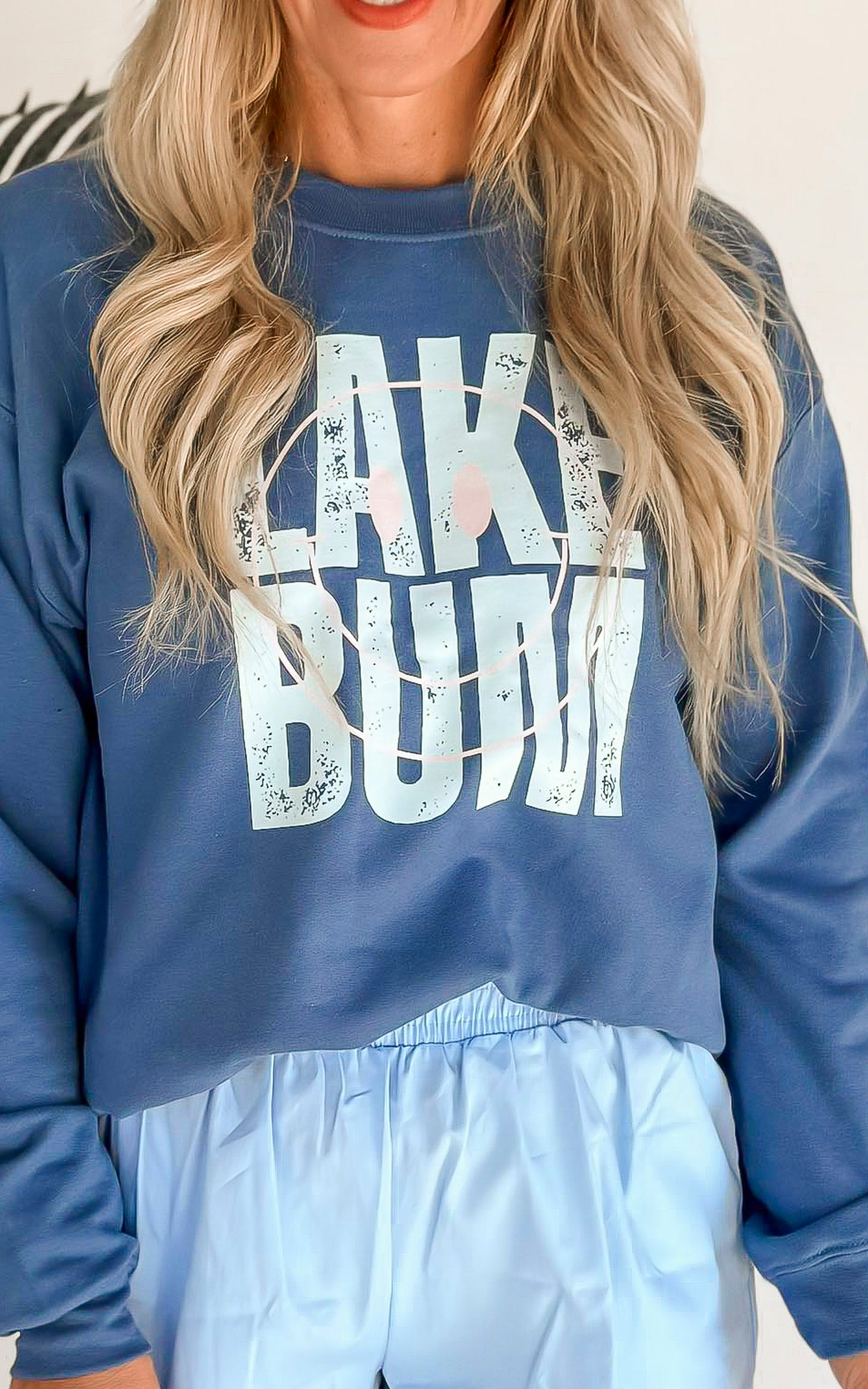 Lake Bum Graphic Crewneck Sweatshirt