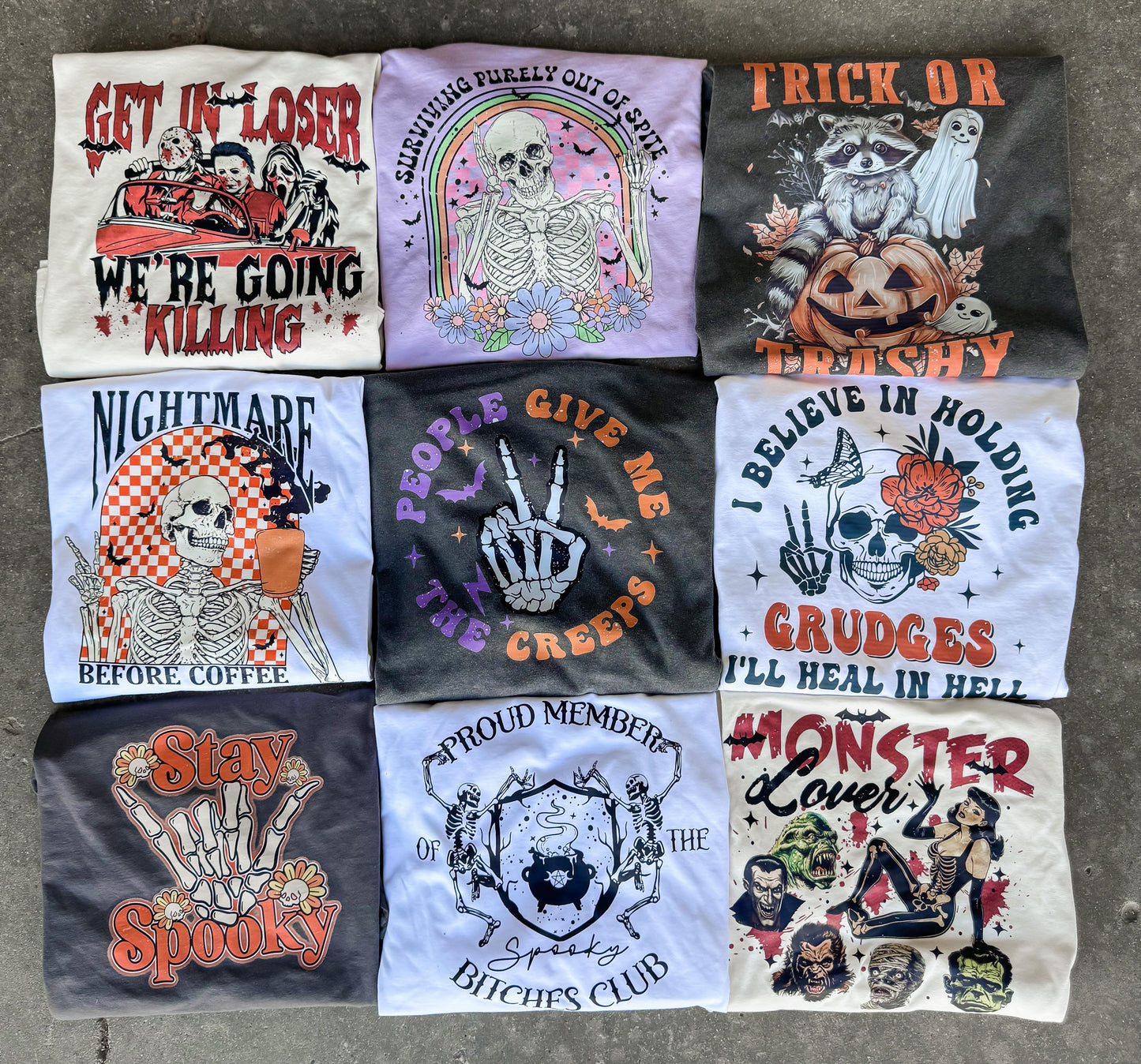 Fall/Halloween Weekly Subscription Graphic Tee Club