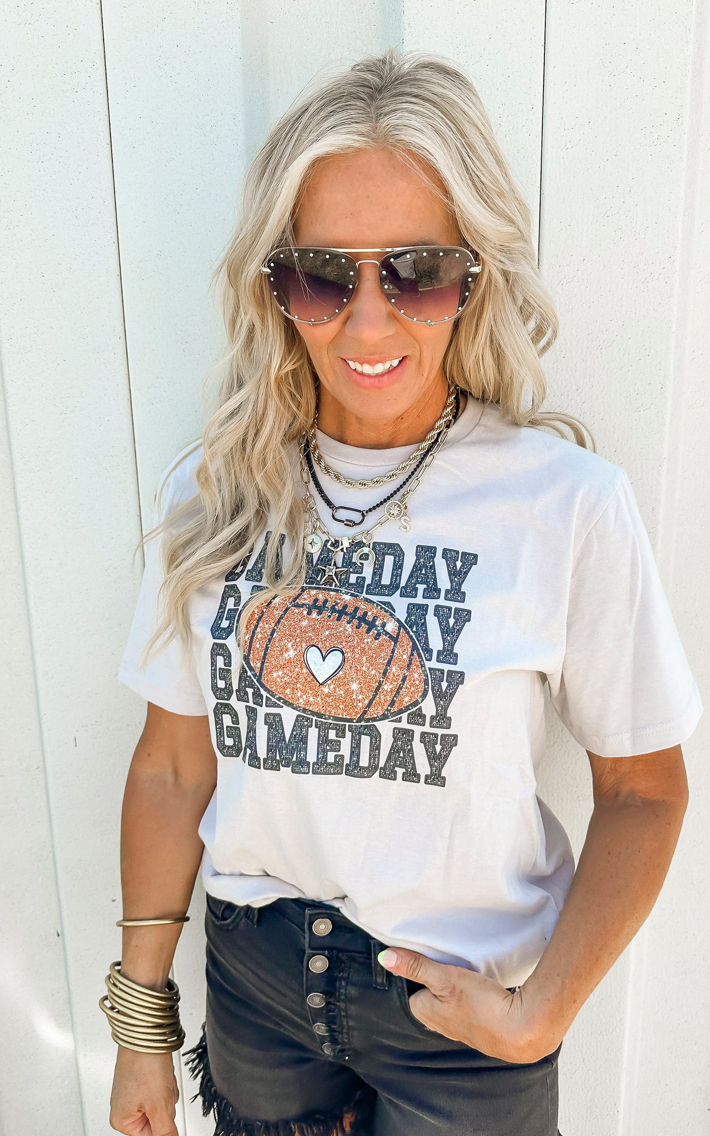 Football Game Day Graphic T-shirt