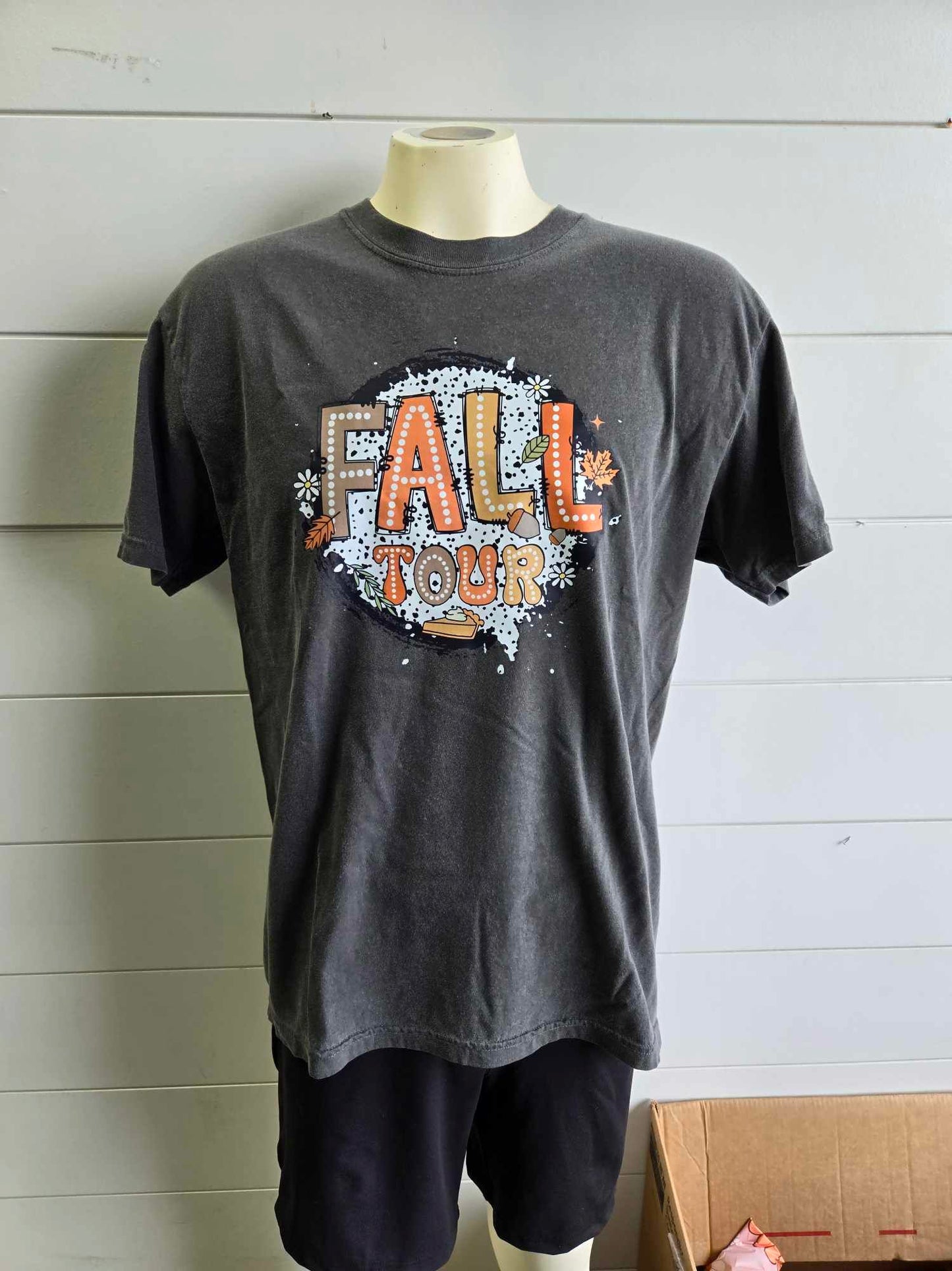 Fall Tour Garment Dyed Graphic T-shirt