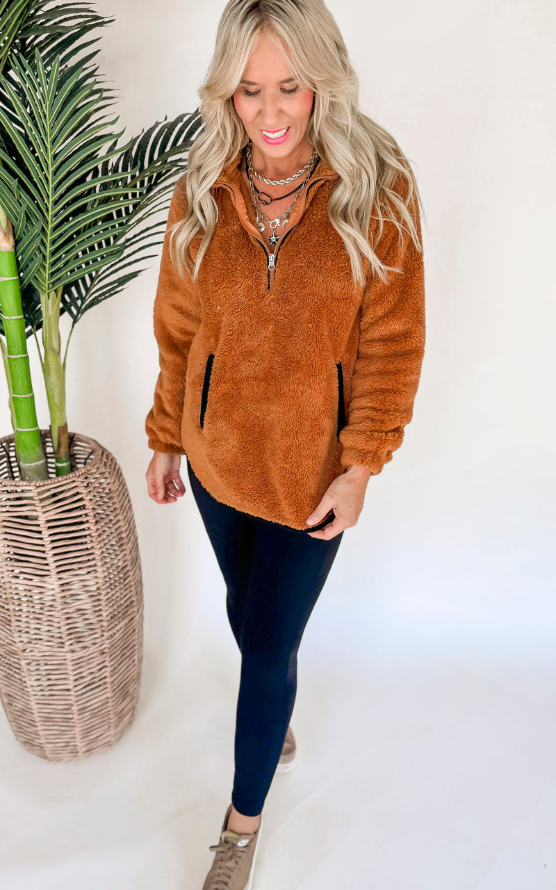 The Teddy Sherpa Pullover by Salty Wave