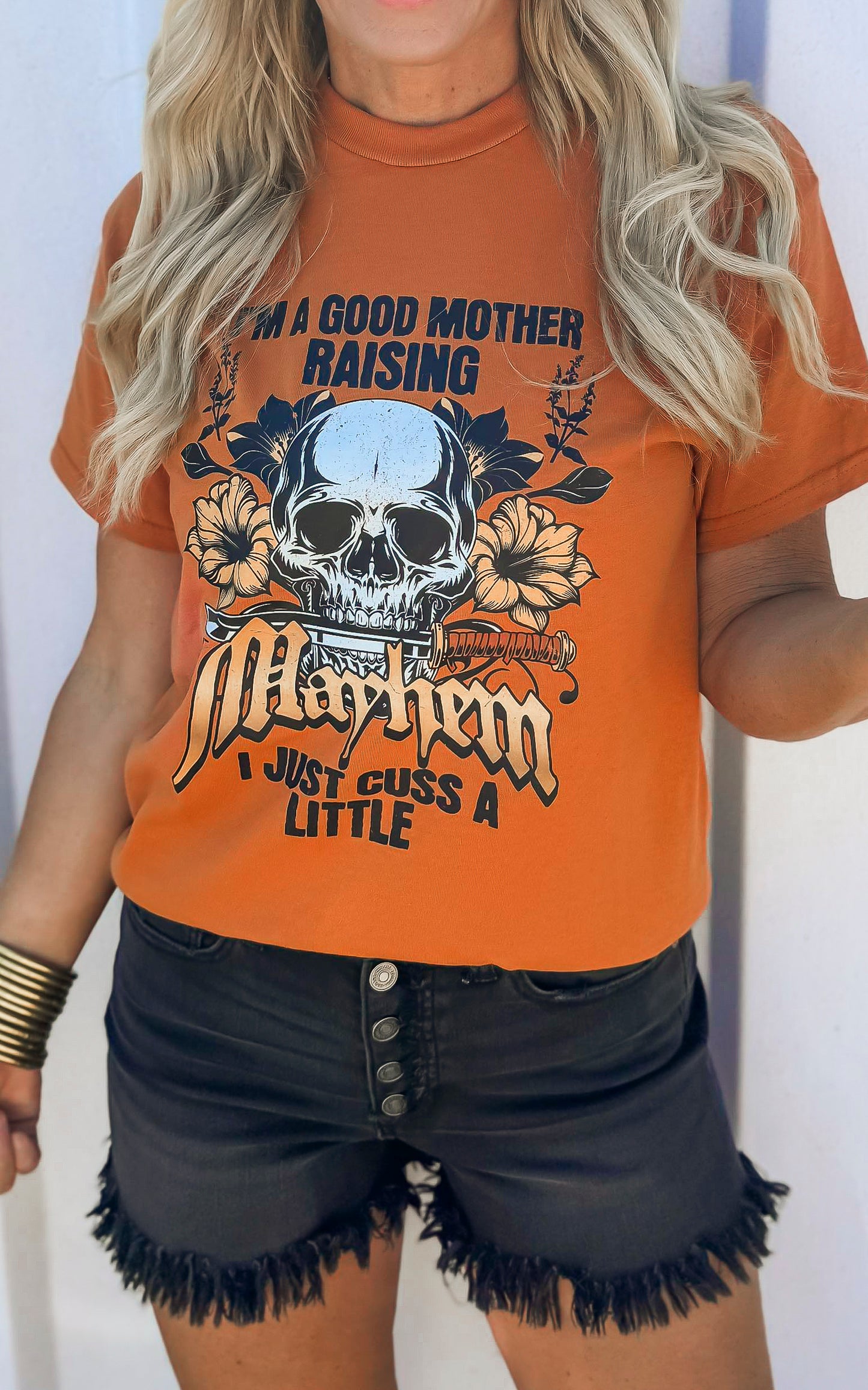 Good Mother Raising Mayhem Graphic T-shirt