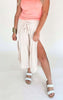 High Waisted Solid Woven Pant - Final Sale