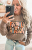 Football Season Pigment Dyed Graphic Sweatshirt