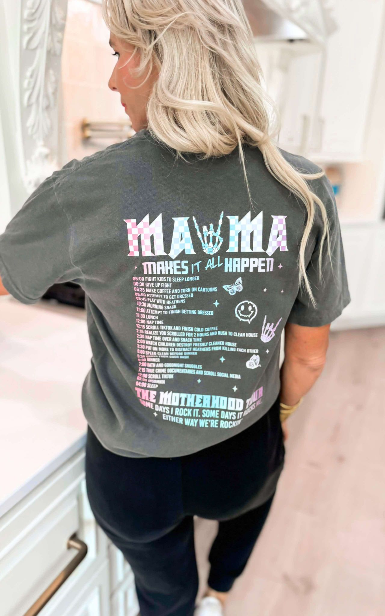 Mama Neon Tour Garment Dyed Graphic T-shirt