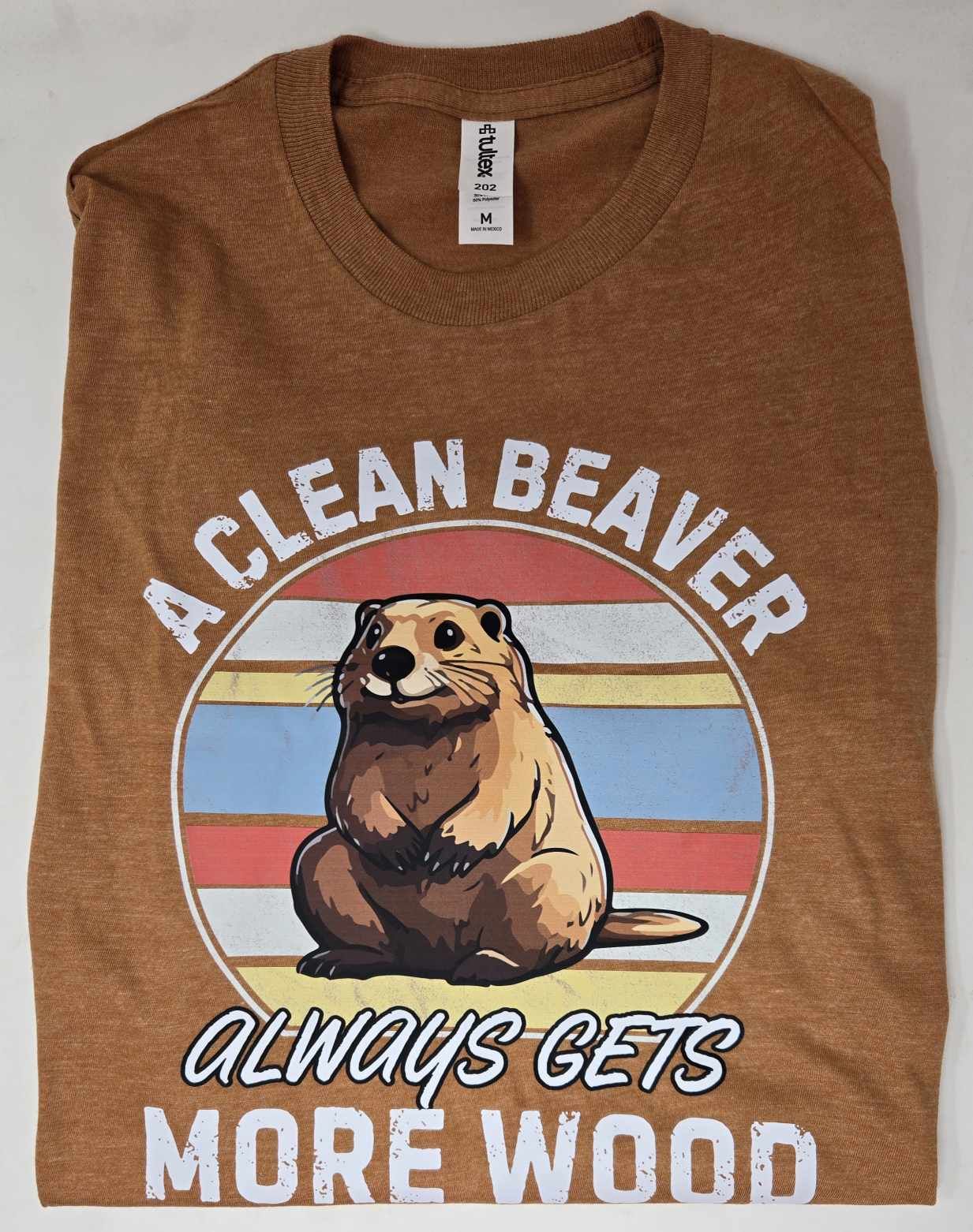 A Clean Beaver Pun Graphic T-shirt