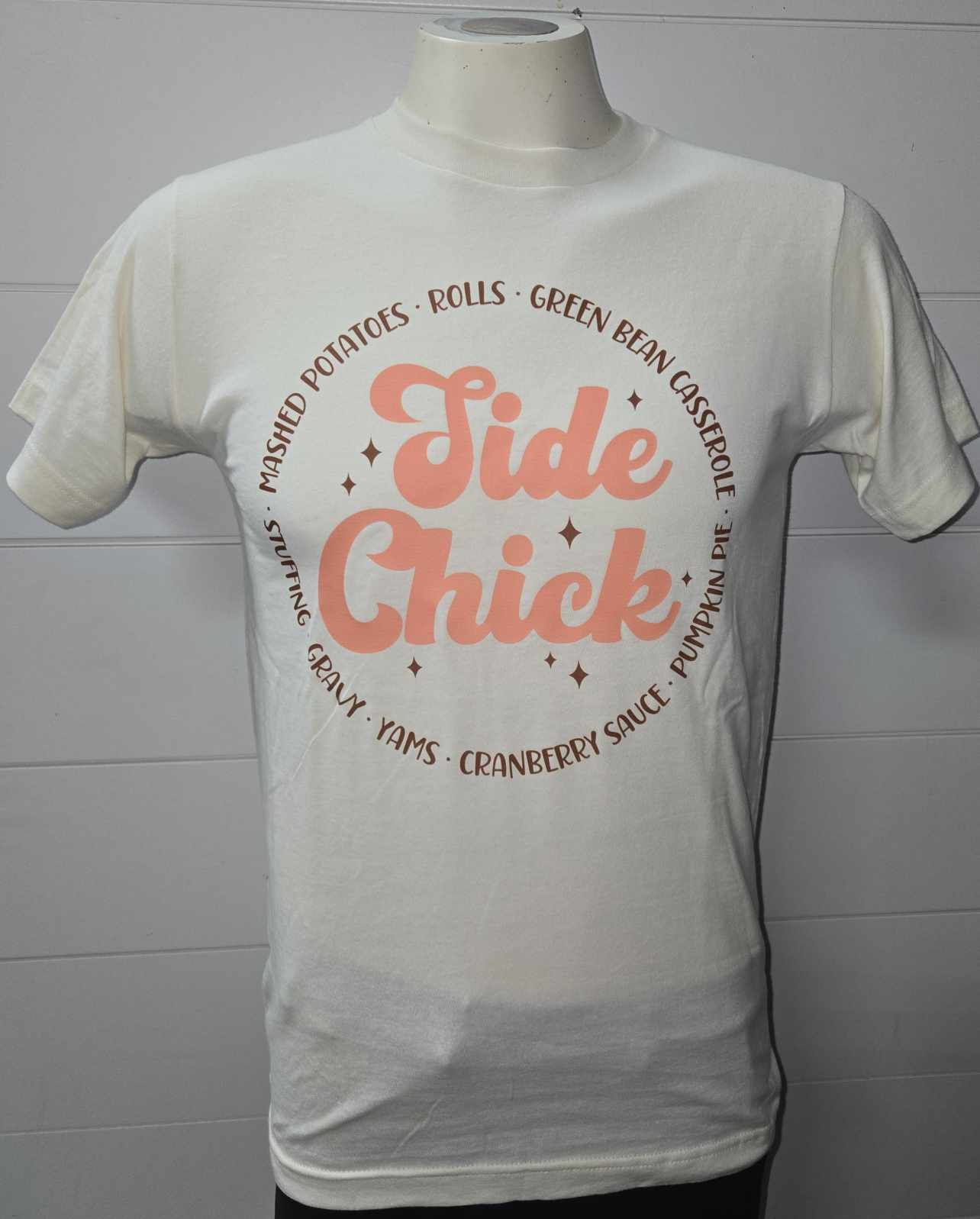 Side Chick Thanksgiving Graphic T-shirt