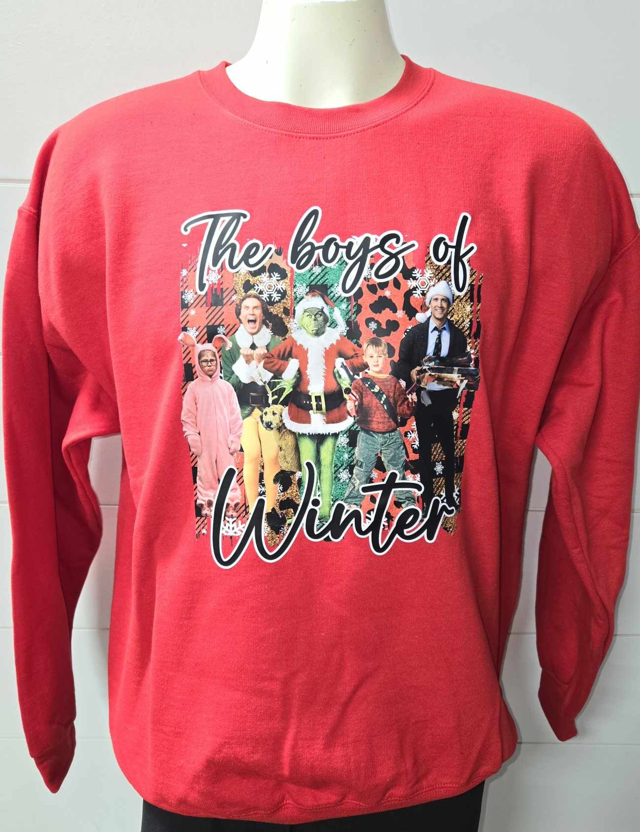 Boys of Winter Graphic Crewneck Sweatshirt