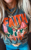 Faith is Trusting the Unseen Garment Dyed Graphic T-shirt