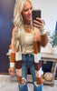 The Blush & Spice Cozy Long Colorblock Cardigan -DEAL