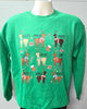 Santa's Reindeer Graphic Crewneck Sweatshirt