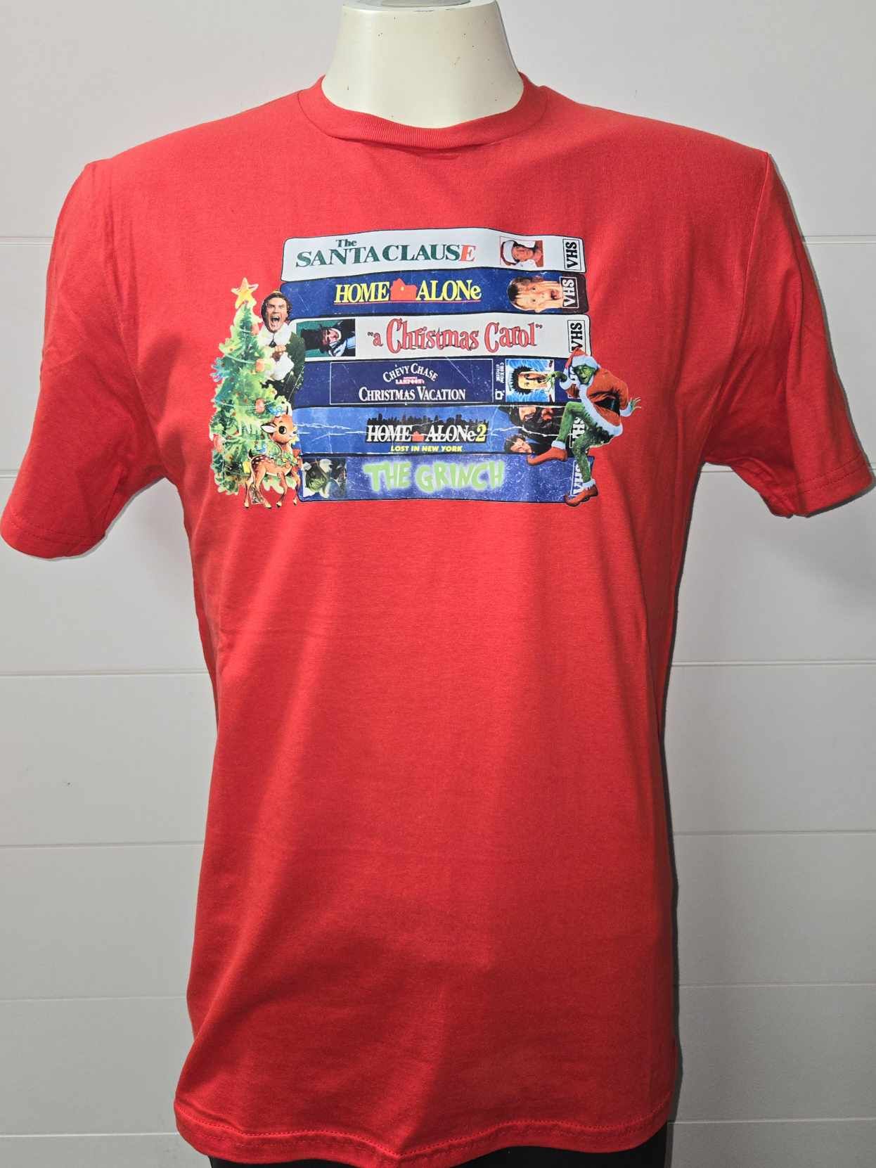 Christmas Movie Night Graphic T-shirt