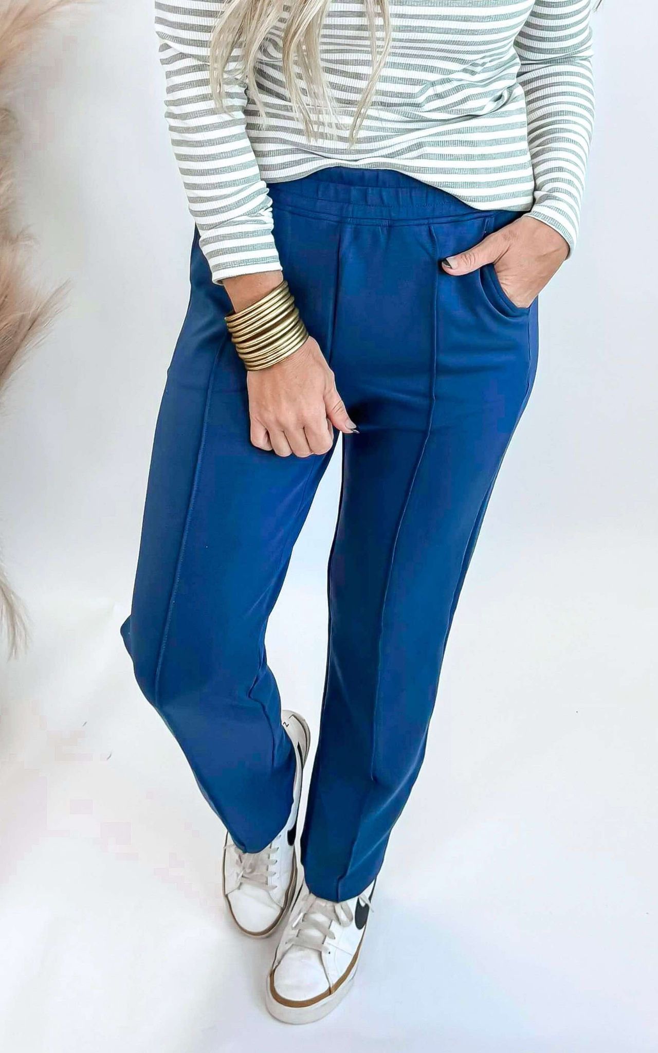 Relaxed and Ready Modal Pintuck Pant - Final Sale