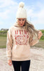 Nirvana Autumn Taupe Side Slit Hoodie