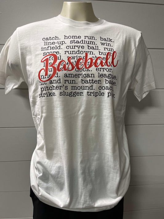 All Things Baseball Graphic T-shirt**