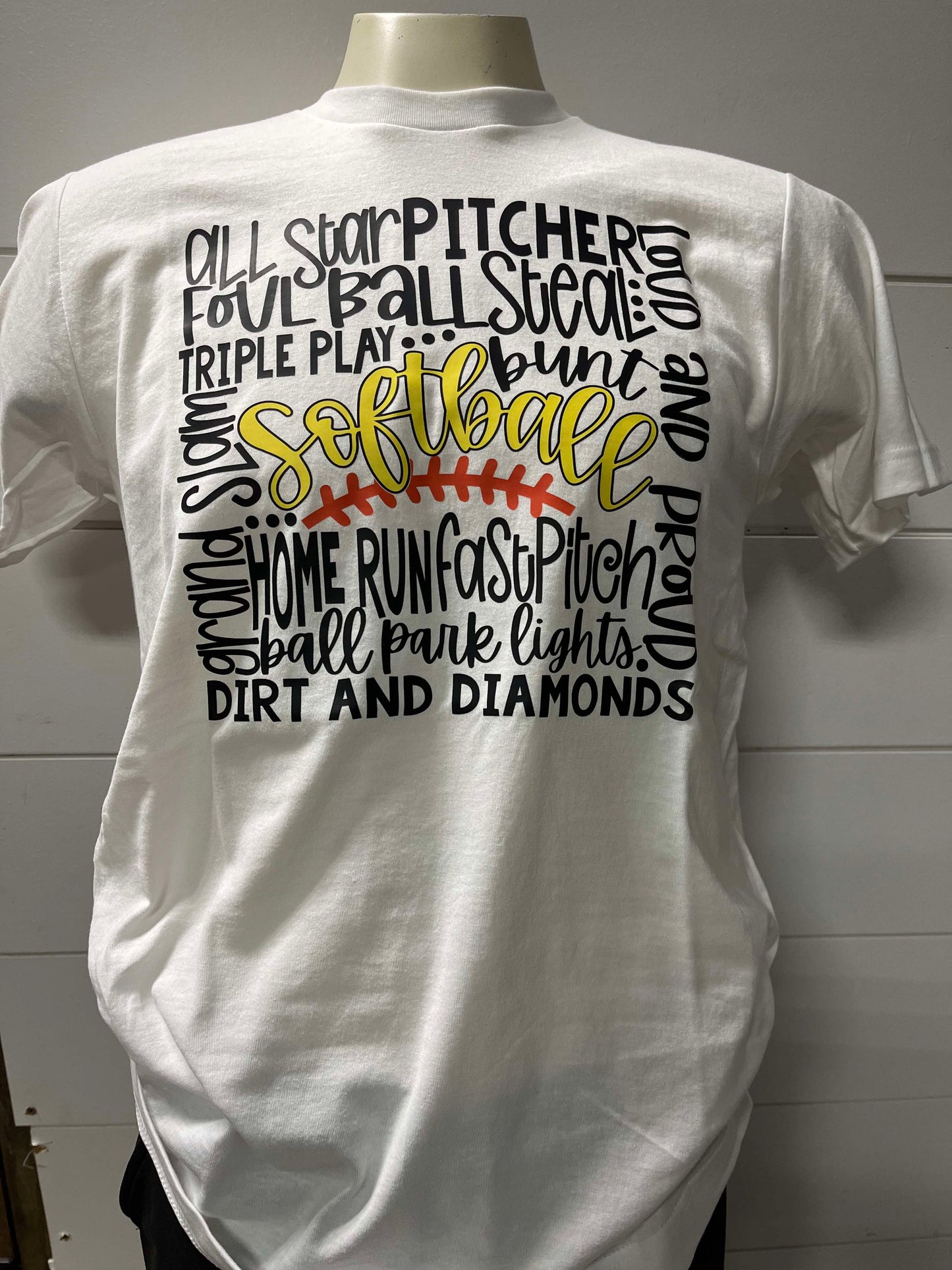 SoftBall Life Graphic T-shirt