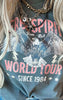 Free Spirit Wold Tour Garment Dyed Graphic T-shirt - Pepper