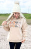 Cozy Season Taupe Side Slit Hoodie**