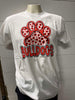 Bulldogs Paw Print Graphic T-shirt