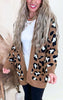 Camel Leopard Cardigan